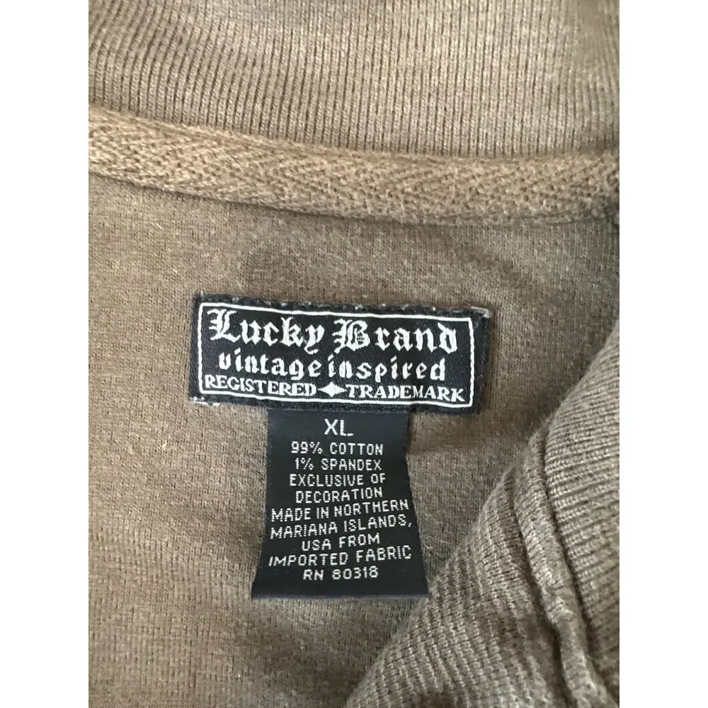 CLEARANCE MOVING SALE Lucky Brand Vintage Inspired Vietnam Nha Trang Zip Jacket